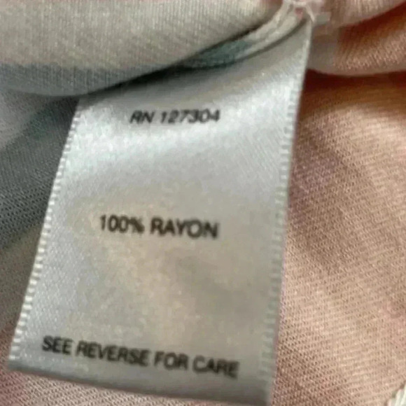 JOHN MARK rayon Striped Top Women’s Size S Babydoll Loose Fit Blouse Shirt boho - Picture 13 of 15